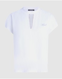 Karl Lagerfeld - Embellished Relaxed T-Shirt