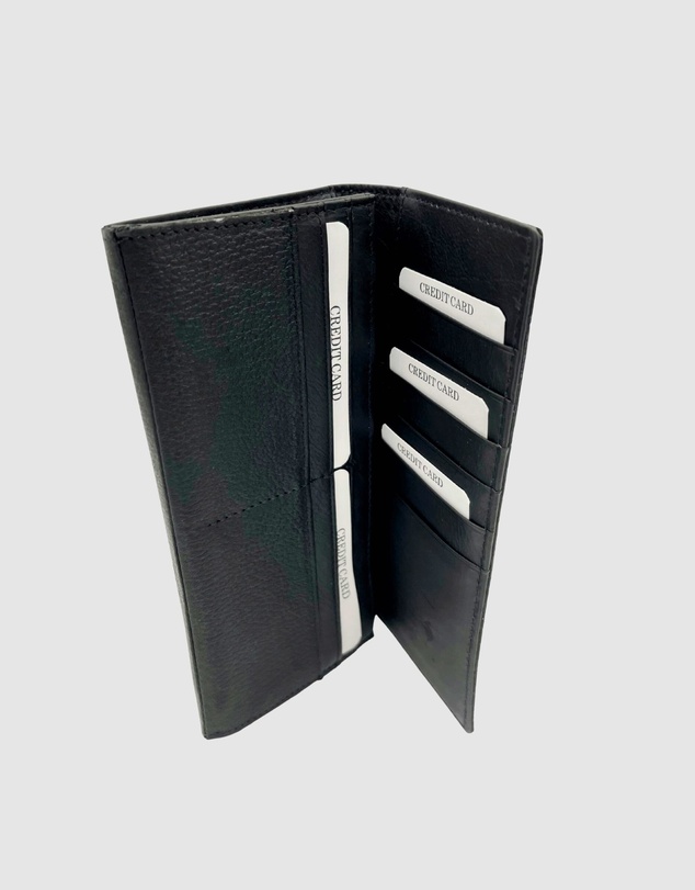 Jacaru - Jacaru 5790 Kangaroo Leather Slim Purse