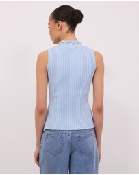 Calli - Brynne Funnel Neck Top