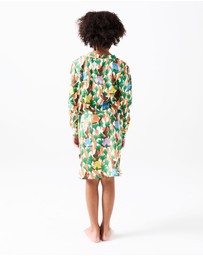 Kip&Co - Carrot Joy Organic Cotton Long Sleeve Nightie - Kids-Teens