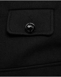 M.N.G - Jacket With Jewel-Button Strip Collar