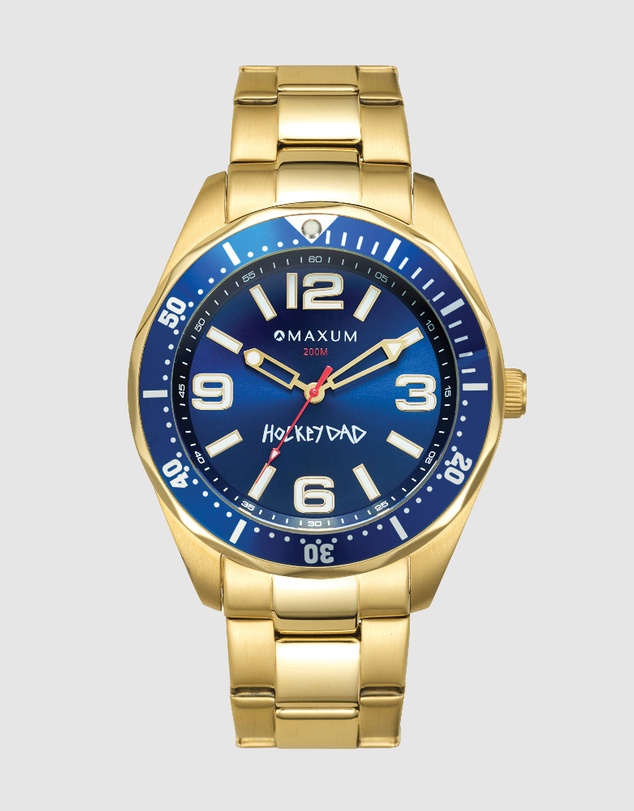 Maxum - Unhinged – Hockey Dad Limited Edition Gold Watch