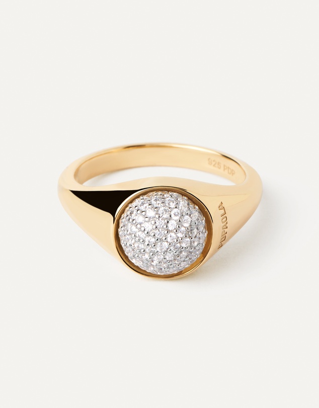 PDPAOLA - Pave Moon Ring