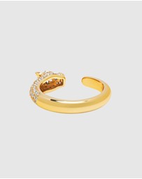 Nialaya Jewellery - Panther Wrap Ring in Gold