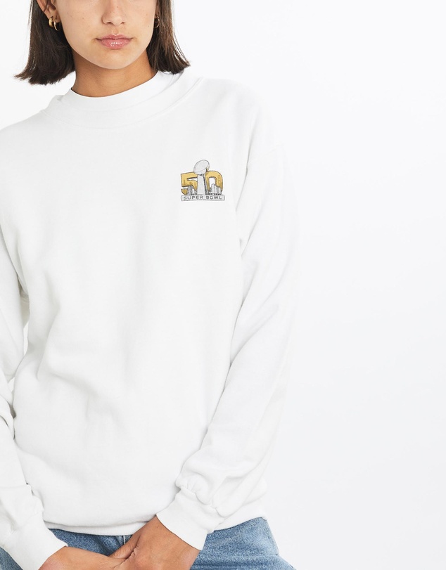 Vintage by The Real Deal - Pre Loved - Vintage NFL Panthers vs Broncos Super Bowl Sweatshirt