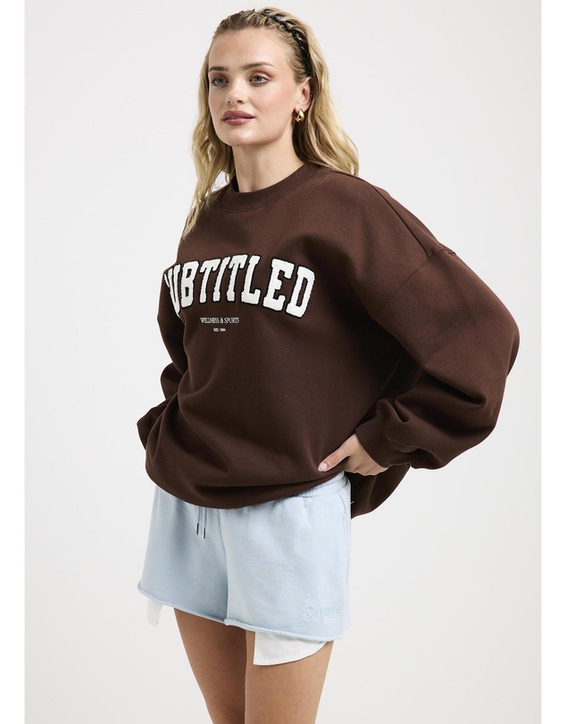 Subtitled - NYC Oversized Crew Neck Jumper