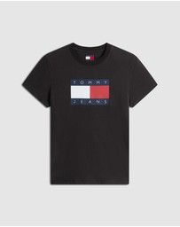 Tommy Jeans - Regular TJ Flag Short Sleeve Tee