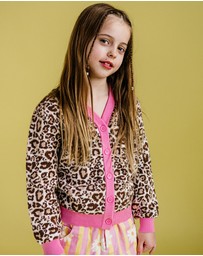 Rock Your Kid - Kitty Long Sleeve Cardigan in Natural