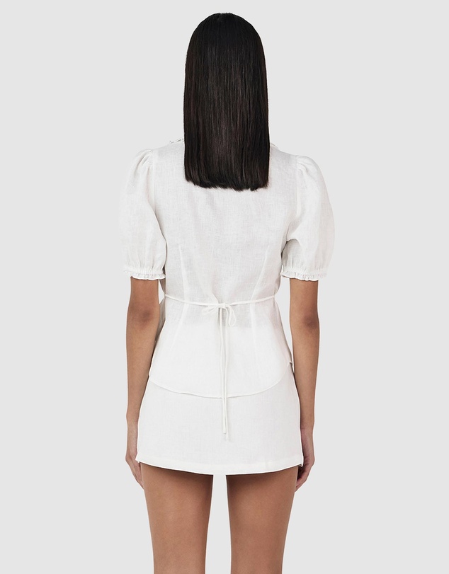 Ownley - Grace Linen Mini Skirt