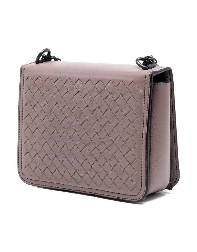 Pre-Loved by Azura Reborn - Pre-Loved Small Nappa Intrecciato Runway Shoulder Bag