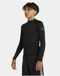 Quiksilver - Boys 4 to 16 Everyday Heat Long Sleeve UPF 50 Surf T-Shirt