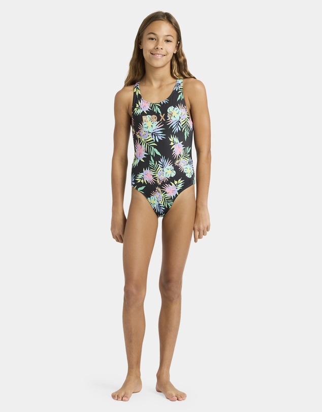Roxy - Girls 4 to 16 Roxy Active One Piece Swimsuit