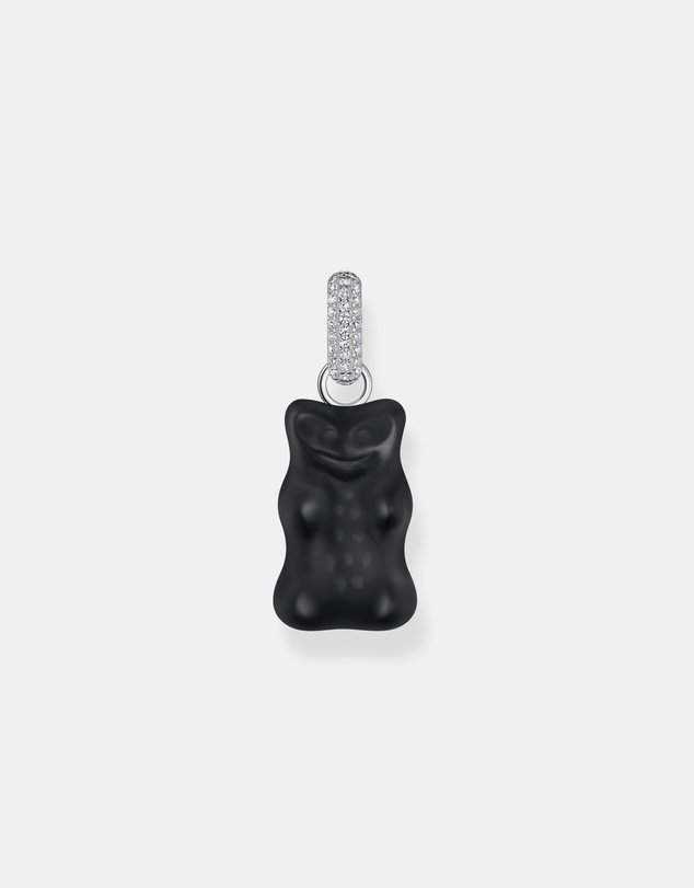 THOMAS SABO - Large pendant with black Goldbear and zirconia