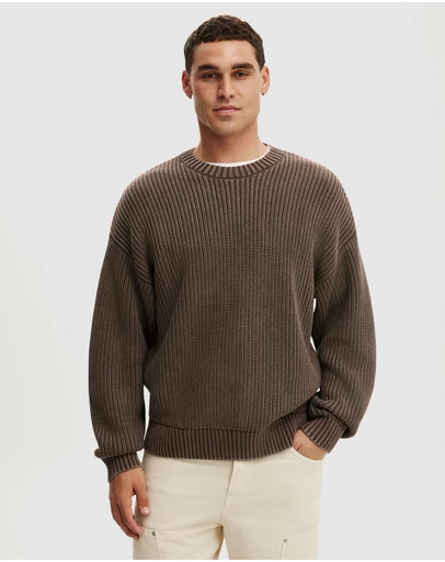 Cotton On - Box Fit Crew Knit