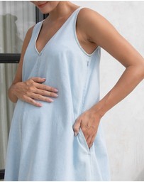 Soon Maternity - Emily Denim Maxi Dress
