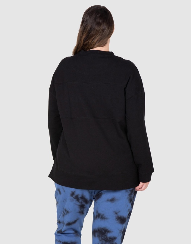 Love Your Wardrobe - LYW & Co Embroidered Sweat Top