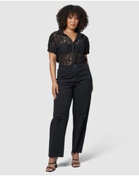 Sunday In The City - Love Lost Lace Shirt