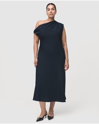 M.N.G - A-Line Dress With Asymmetrical Neckline