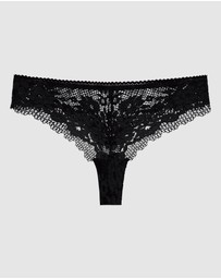 Passionata - Nina High Leg Brazilian Cut Lace Brief