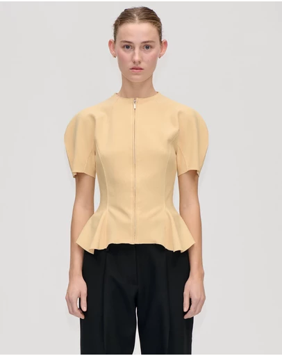 Stine Goya - High-Neck Zip Top