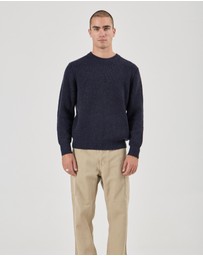 Rolla's - Fishermans Tweed Crew - Navy
