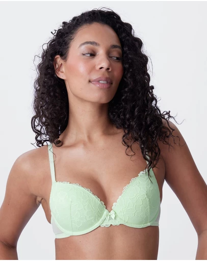 Bras N Things - Isla Lightly Lined Bra - Light Green