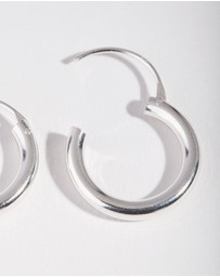 Lovisa - Sterling Silver 18mm Chubby Hoop Earrings