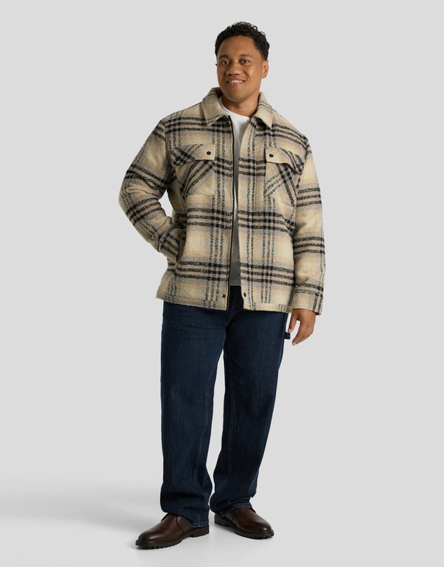 Johnny Bigg - Padded Check Zip Thru Jacket