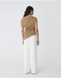 Forcast - Keeley Bamboo Split Hem Top