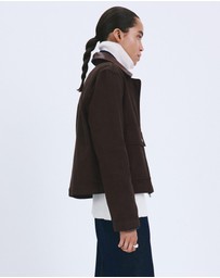 M.N.G - Denim Parka With Contrasting Collar