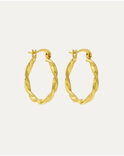 Ottoman Hands - Sabina Twist Hoop Earrings
