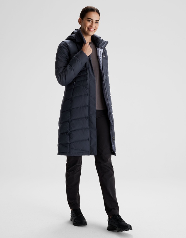 Kathmandu - Winterburn Down Puffer 600 Fill Longline Warm Winter Coat