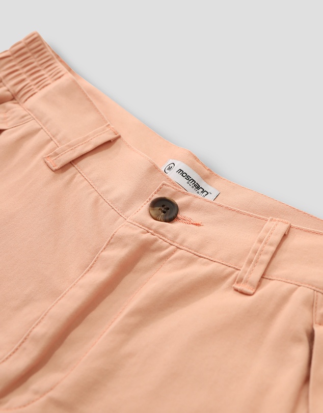 Mosmann - Brando Chino Shorts - Coral