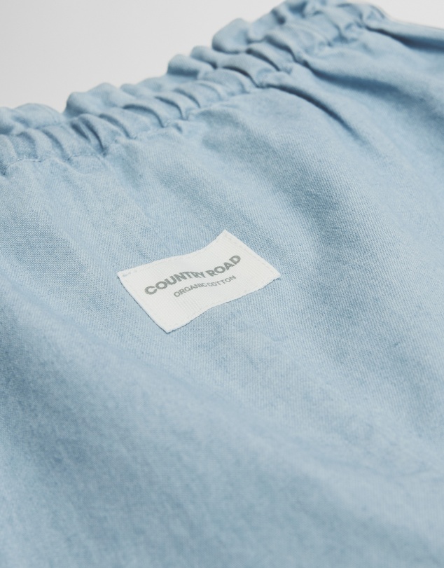 Country Road - Scalloped Chambray Pant