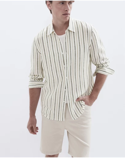 UNISON - Linen Regular Fit Shirt