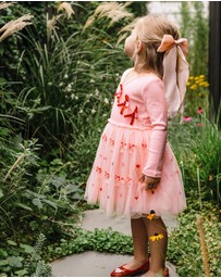Fleur Harris - 'Days of Enchantment' Bow Tutu Dress in Pink