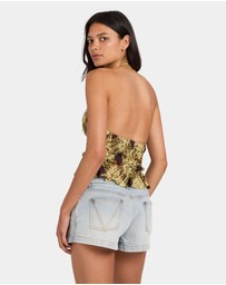 RVCA - Womens Harper Halter Tank Top
