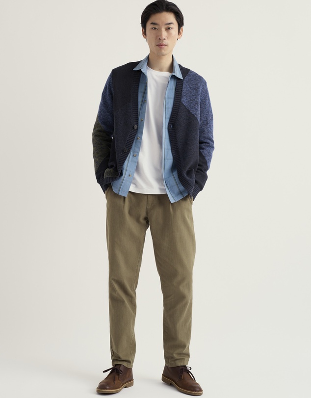 Seasalt - Seasalt Cornwall Blue Men's Goelann Cardigan