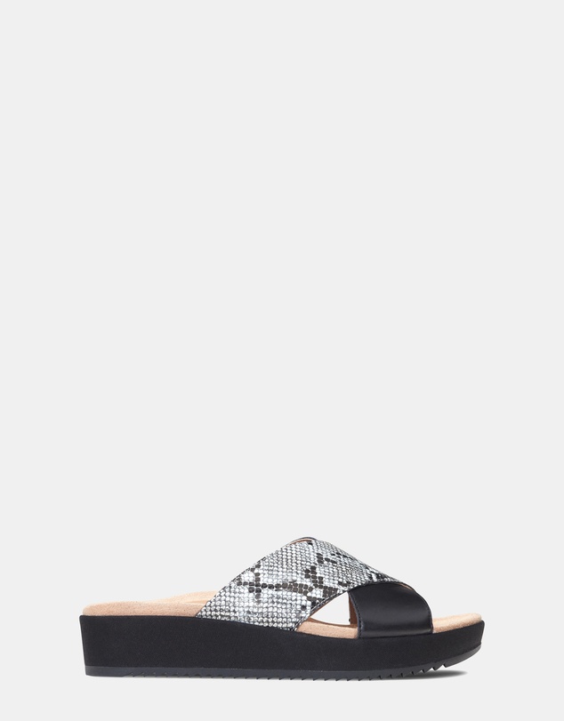 Vionic - Hayden Platform Slide - Natural Snake