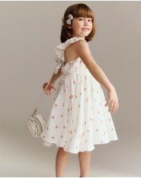 Bardot Junior - Clea Cherry Mini Dress - Kids-Teens