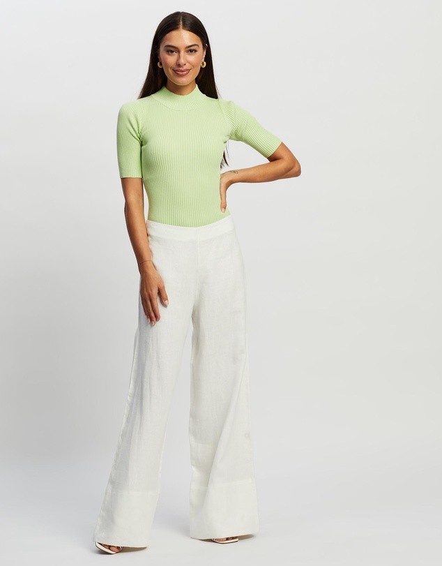 White By FTL - Gena Rib Top