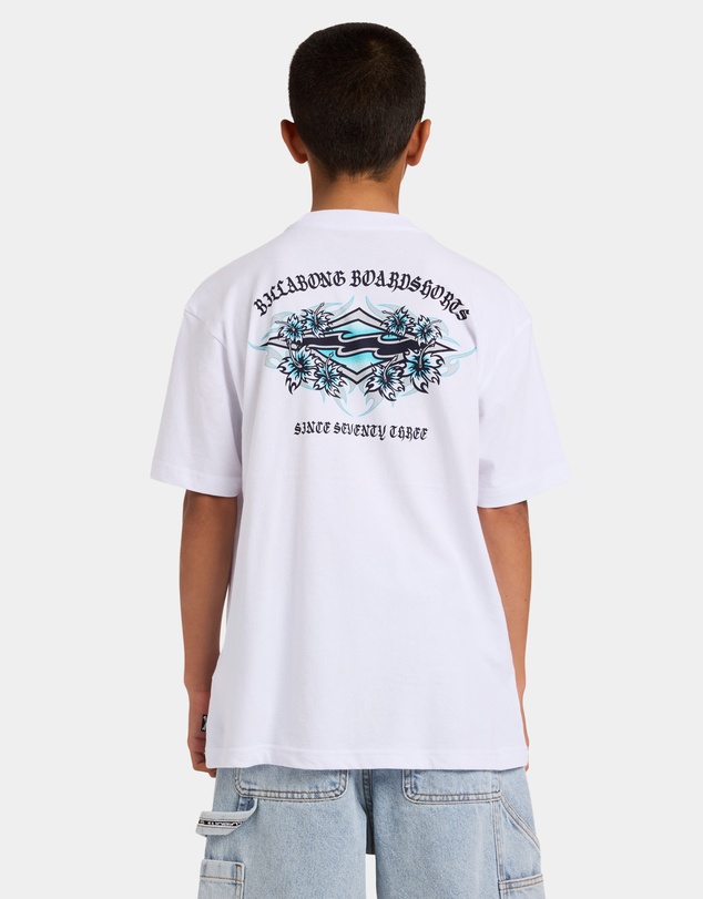 Billabong - Boys 8 to 16 Arch Biscus T-Shirt