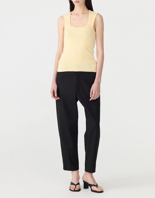 Bassike - Low Scooped Rib Tank