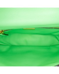 Pre-Loved by Azura Reborn - Pre-Loved Zucca Embossed Leather Chain Midi Baguette
