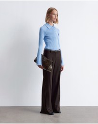 & Other Stories - Flared Wool Trousers