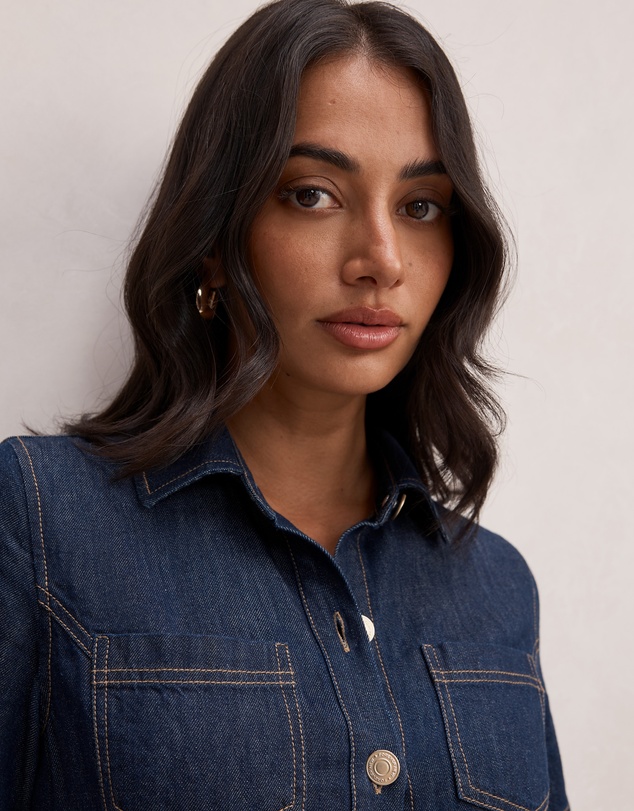 Forever New - Millie Denim Midi Shirt Dress
