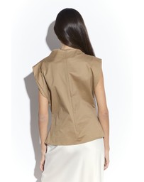 Glamorous - Sleeveless Belted Top