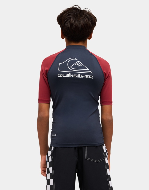 Quiksilver - Boys 8 to 16 On Tour Short Sleeve Rash Vest