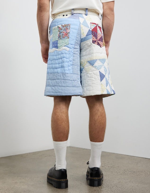Bethany Williams - Upcycled Quilted Blanket Shorts