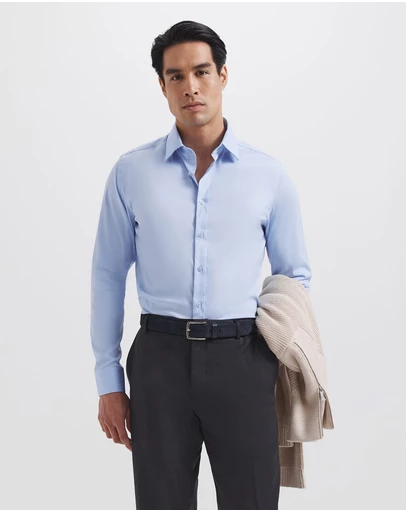 SABA - Stretch Poplin Slim Shirt
